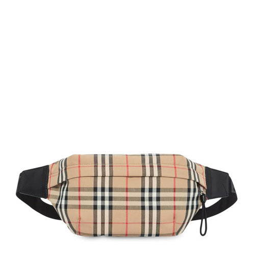 BURBERRY/博柏利 中号 Vintage 格纹接合棉其它腰包 80104301