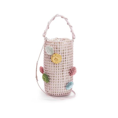  LOEWE罗意威    女士 手提包 小牛皮鲜花 Bucket 网眼袋 A546W52X01-6434