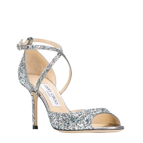 Jimmy Choo/周仰杰 百搭 女性 高跟凉鞋 EMSY85_BOGSKYMIX 银色 意码37.5 实物为银色