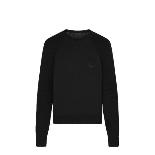  LV路易威登 22年秋冬 男士 针织衫 Pull a col rond， manches raglan cotelees et poche 1A8H9 预定商品2-8周发货