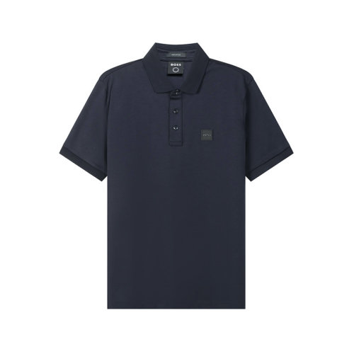 HUGO BOSS/雨果博斯【22春夏新款】男士棉质短袖POLO衫徽标贴饰 50467115