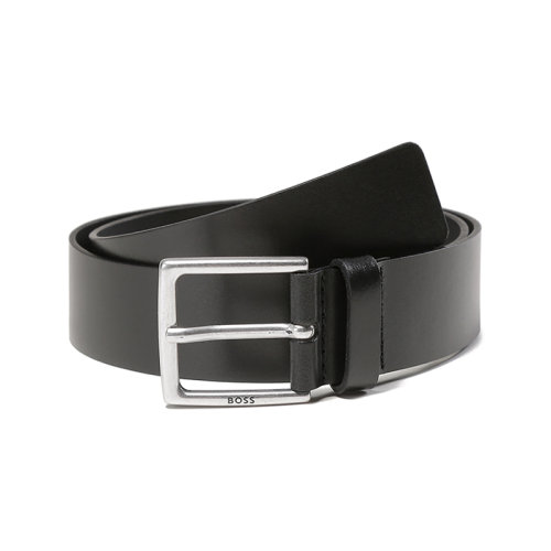 HUGO BOSS/雨果博斯 【22秋冬新款】 男士牛皮仿古效果针扣式皮带腰带4cm 50475296
