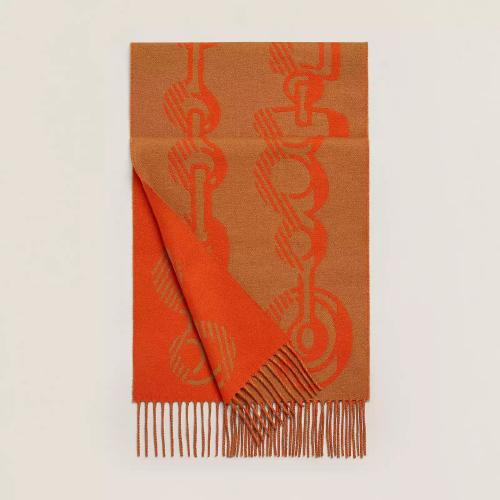  HERMES爱马仕 22年秋冬 女士 围巾 Echarpe Casaque Do Re Boucles H259092S 03