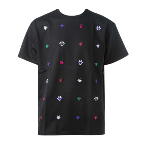 DIOR/迪奥  男装 服装 棉质排列图案印花装饰时尚圆领 男士短袖T恤