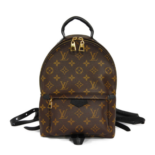Louis Vuitton/路易威登女士啡色印花皮革PALM SPRINGS 小号双肩包背包女包 M44871【预售3-4周】