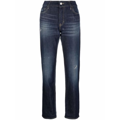  Emporio Armani/安普里奥阿玛尼 女士蓝色棉质牛仔裤 6K2J60 2DJ2Z 0941 PLFSX