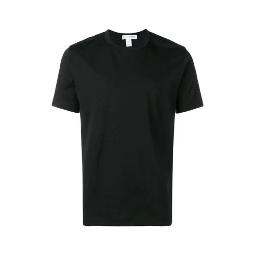 Comme des Garcons/川久保玲  圆领套头百搭黑色短袖T恤W26117 Col. 1