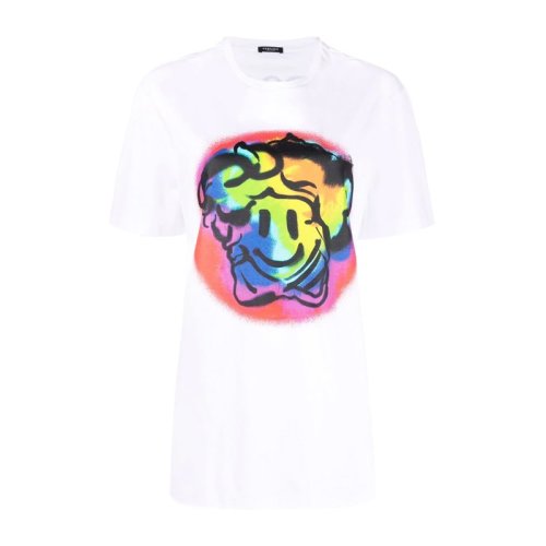  VERSACE/范思哲 女士白色棉质短袖T恤 1002618 1A01873 2W070 PLFSX