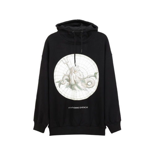 Givenchy/纪梵希  男卫衣 男士棉质宽松版连帽卫衣运动衫 BMJ07S305B