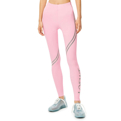 LOEWE/罗意威 22年春夏新款 女士粉色尼龙弹性纤维混纺紧身打底裤S540Y27X04-7140