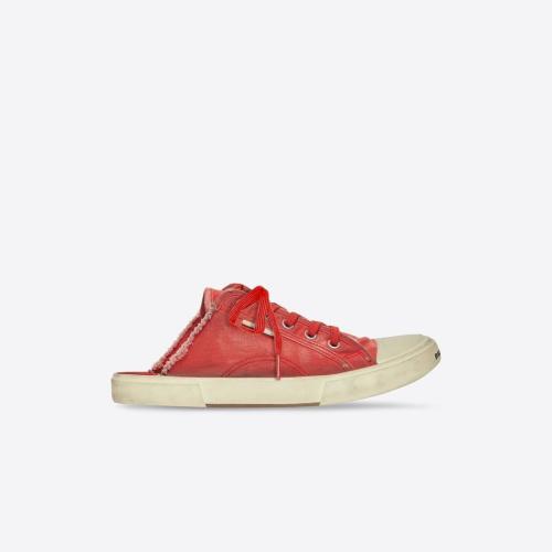 BALENCIAGA巴黎世家 22年秋冬 男士 休闲运动鞋 Mens Paris Trainers Mule in Red 693953W3RC3
