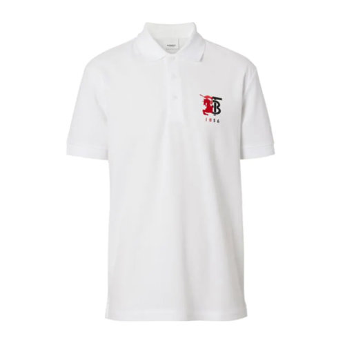 BURBERRY/博柏利男装 服装 棉质休闲商务短袖 男士T恤男士短POLO衫TB战马标志