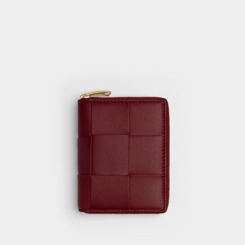  BV葆蝶家 22年秋冬 女士 钱包 portefeuille a fermeture zippee 681191VCQC16208