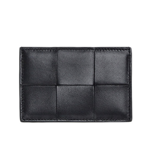 Bottega Veneta/葆蝶家  女士Intrecciato编织羊皮小牛皮Nappa皮革卡包（两色可选）