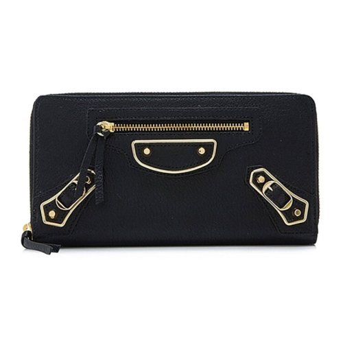  Balenciaga/巴黎世家 男士黑色皮革钱包 390187AQ40G1000