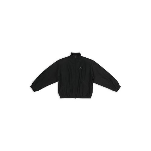  BALENCIAGA巴黎世家 22年秋冬 女士 夹克 sporty b oversized tracksuit jacket 706440TKO4810