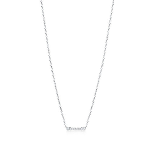 Tiffany & Co./蒂芙尼  Tiffany Fleur de Lis系列 女士铂金镶嵌钻石项链 38051482