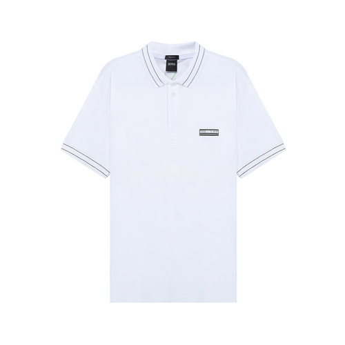 HUGO BOSS/雨果博斯 男士短POLO 男士棉/莱赛尔纤维短袖POLO衫 50448656