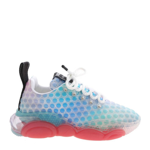 MOSCHINO 莫斯奇诺 女士 鞋靴  拼色系带时尚休闲运动鞋 女士休闲运动鞋