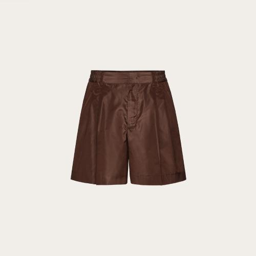  VALENTINO华伦天奴 22年秋冬 男士 短裤 SHORT EN TAFFETAS LA_Vé XV0RDC168E3E04