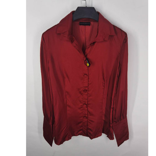 Emporio Armani/安普里奥阿玛尼红色女士长袖衬衫H2C11TH2007336