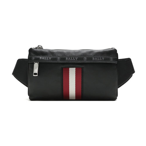 BALLY/巴利 男士皮质单肩斜挎包胸包腰包 HELVET