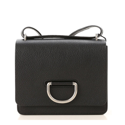 BURBERRY/博柏利  巴宝莉女包 女士黑色皮革单肩斜跨包 40766441 HKY0011N