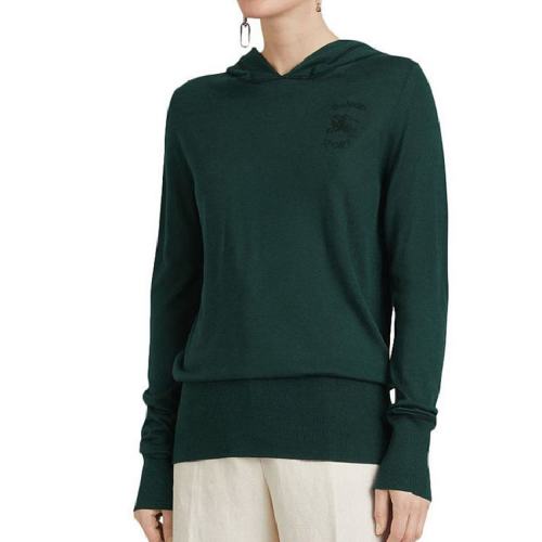  BURBERRY/博柏利 女士深绿色棉质卫衣 80025631 PLFSX