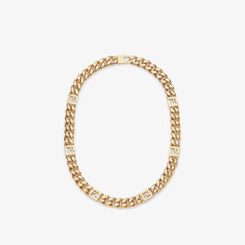  FENDI芬迪 22年秋冬 男士 项链 FF Necklace 7AJ552B08F1CHL