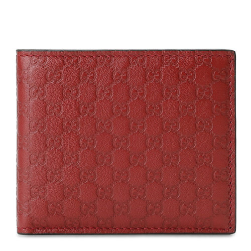 GUCCI/古驰 女士双G图案红色短款钱包女包 365466-BMJ1R-6420