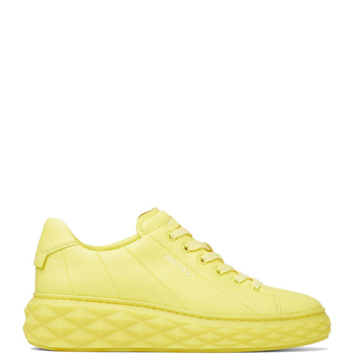 Jimmy Choo/周仰杰 22年秋冬新款 DIAMOND LIGHT MAXI系列 女士柔黄色纳帕革厚底低帮运动鞋DIAMONDLIGHTMAXIFNAP-JAUNE