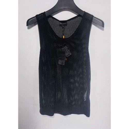 Emporio Armani/安普里奥阿玛尼/黑色无袖男士针织衫