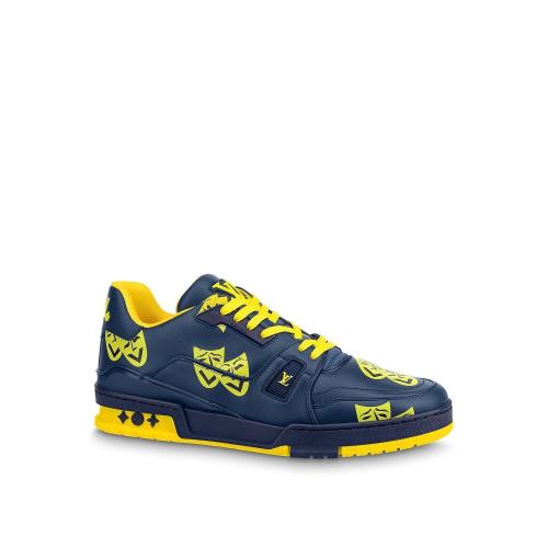  LV路易威登 22年秋冬 男士 休闲运动鞋 SNEAKER LV TRAINER 1AA77Q 1AA77O 1AA77J 1AA77L 1AA7