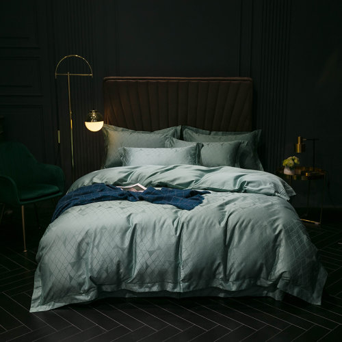 Fantti/芬缇 床上用品100支双匹澳棉贡缎提花四件套全棉被罩床罩被单枕套