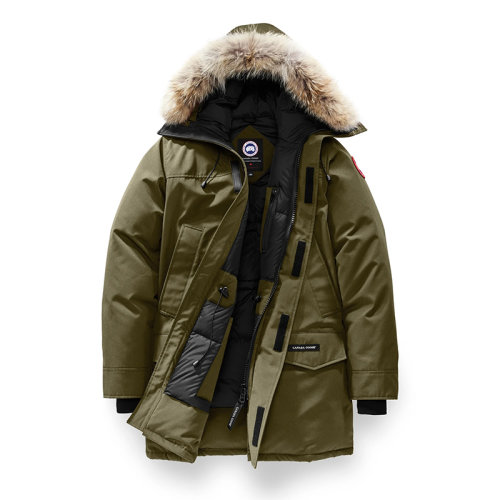 CANADA GOOSE/加拿大鹅   LANGFORD系列 男士军绿色连帽毛边防风派克大衣2062M-VM