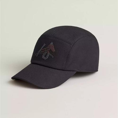  HERMES爱马仕 22年秋冬 男士 帽子 Casquette Nevada Puzzle Equestre H221045N 0259