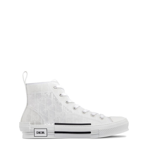 DIOR/迪奥 B23系列 男士白色Oblique帆布高帮运动鞋3SH118YNT_H060