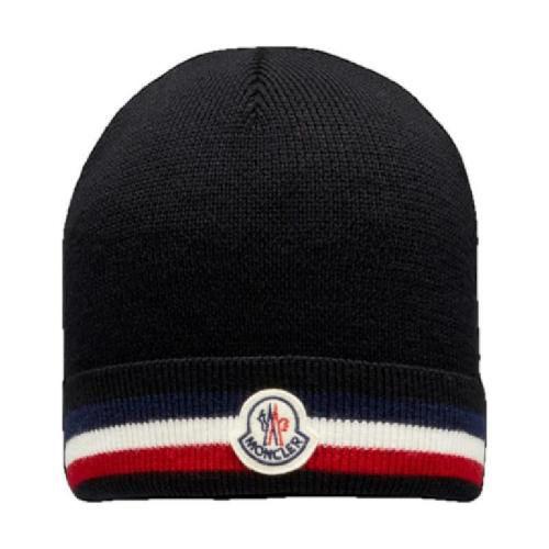  MONCLER蒙可蒙克莱 22年秋冬 男士 帽子 Tricolour Wool Beanie H20913B0004_9575999