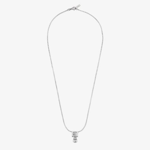  FENDI芬迪 22年秋冬 男士 项链 银色项链 7AJ61_44GF035M