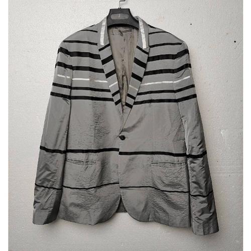 Emporio Armani/安普里奥阿玛尼灰色男士西服上衣   R1G640R1325010  瑕疵折扣