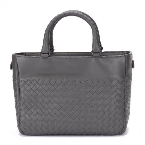 BottegaVeneta/葆蝶家 女士经典编织羊皮革手提单肩两用包/托特包481796V0016 配肩带【极速发货】