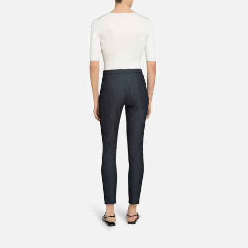 St.John/盛蔷紧身棉质小脚套穿布女士牛仔裤K800W02