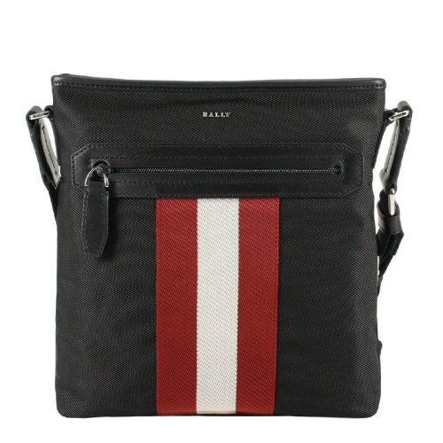 BALLY/巴利 男士 男包 黑色时尚斜挎包单肩包 6220467
