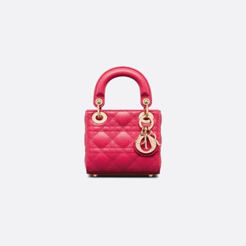  DIOR迪奥 22年秋冬 女士 手提包 Micro sac Lady Dior S0856ONGE_M15F