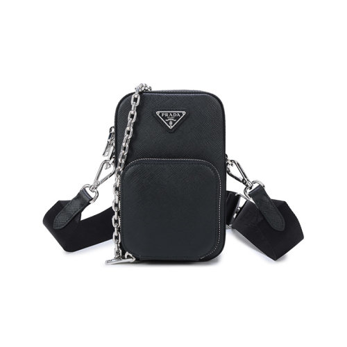 PRADA/普拉达  女士迷你款皮革手提单肩斜挎包 1BH183 NZV