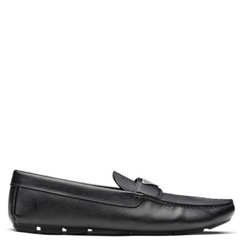 PRADA/普拉达 男士 男鞋 黑色皮革皮鞋休闲运动鞋 2DD164-053-F0002