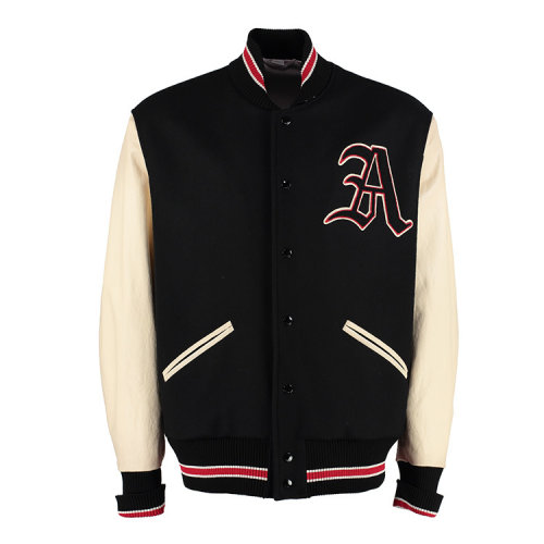 GUCCI/古驰  古琦男装  男士黑色棉质经典时尚字母LOGO标志秋冬夹克 545590 ZAAH1 1830