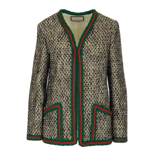 GUCCI/古驰 20年春夏 花呢夹克 女性 黑色 女士夹克 610060/ZACCK9791