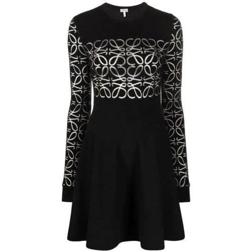  LOEWE/罗意威 女士黑色聚酰胺连衣裙裙子 S540Y15K52 1100 PLFSX