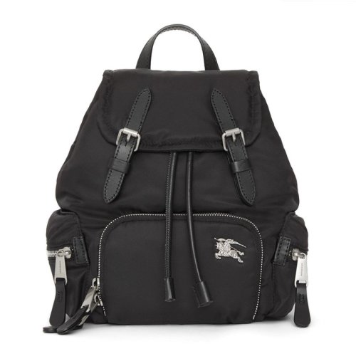 BURBERRY/博柏利 The Rucksack军旅背包 男女同款 中性时尚骑士标识斜背式双肩包旅行包 8006716